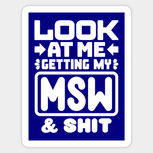 MSW Student Sticker